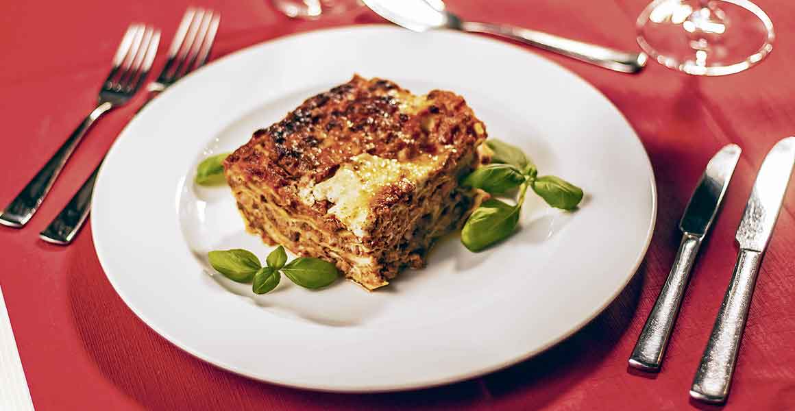 Lasagne alla Ristorante Al Dumo